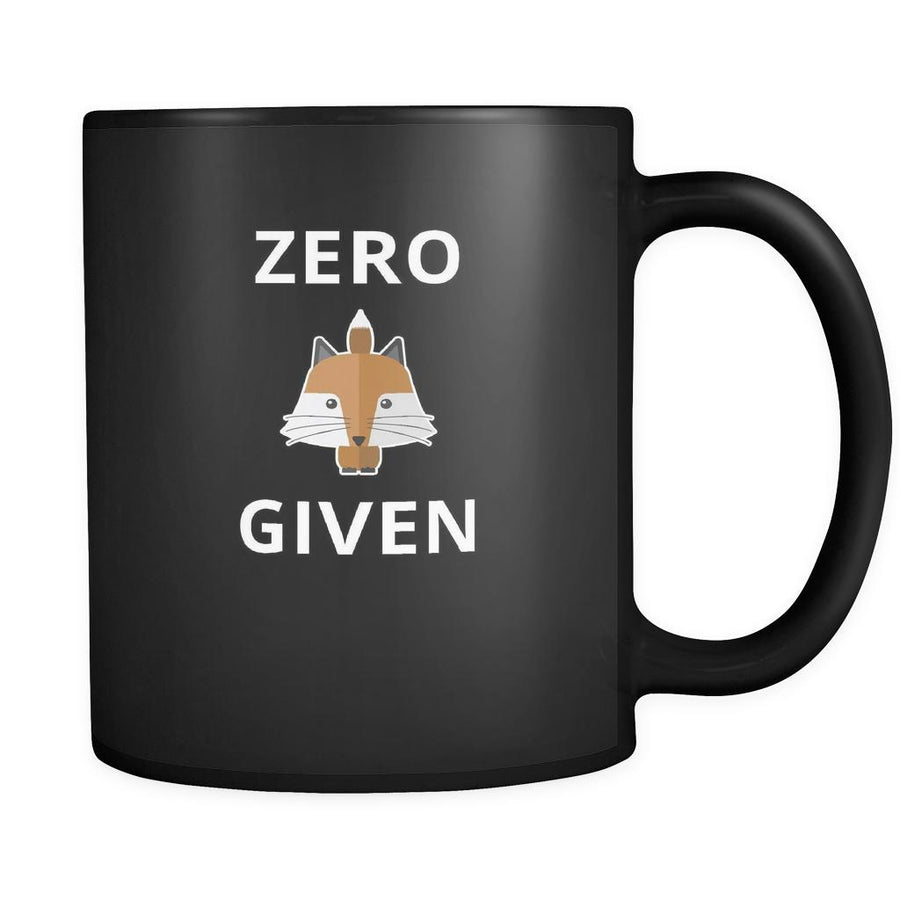 Zero Fox Given - 11oz Black Mug-Drinkware-Teelime | shirts-hoodies-mugs