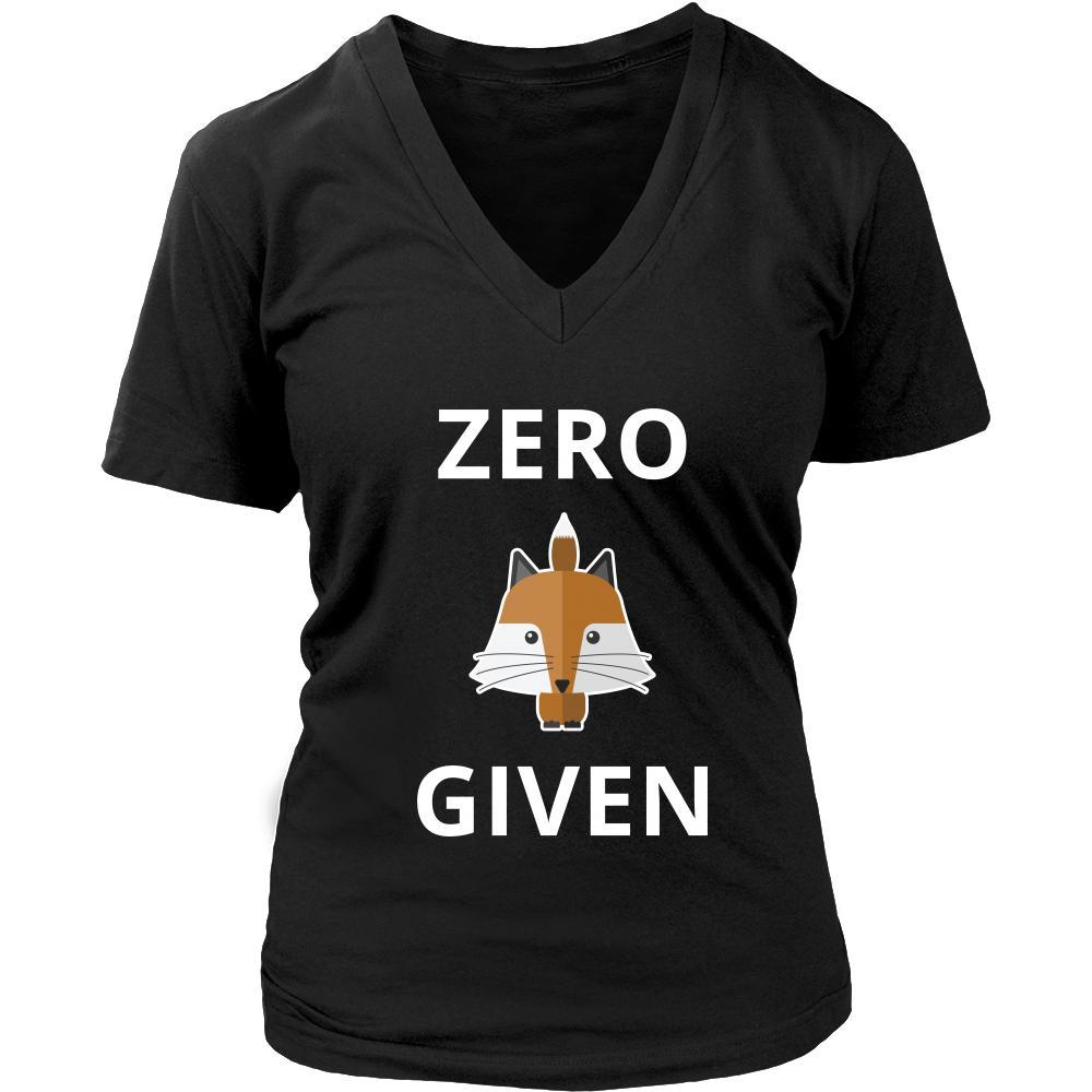 Zero Fox Given - Fox Funny Shirt-T-shirt-Teelime | shirts-hoodies-mugs