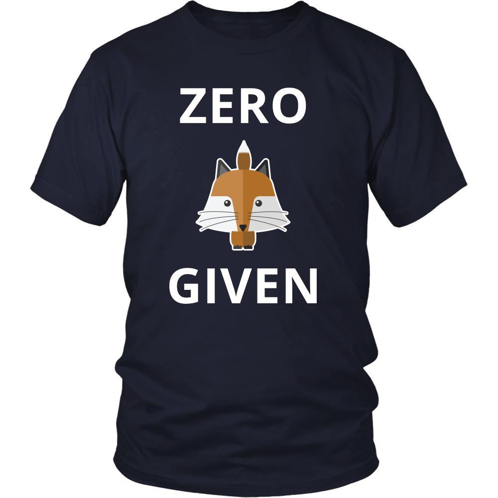 Zero Fox Given - Fox Funny Shirt-T-shirt-Teelime | shirts-hoodies-mugs
