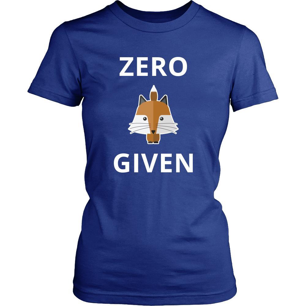 Zero Fox Given - Fox Funny Shirt-T-shirt-Teelime | shirts-hoodies-mugs