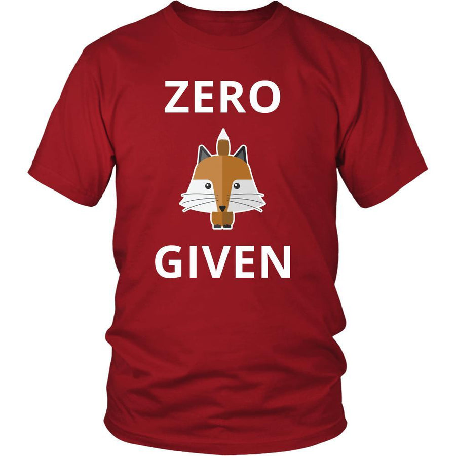 Zero Fox Given - Fox Funny Shirt-T-shirt-Teelime | shirts-hoodies-mugs