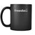 Freedom - Freedom - 11oz Black Mug