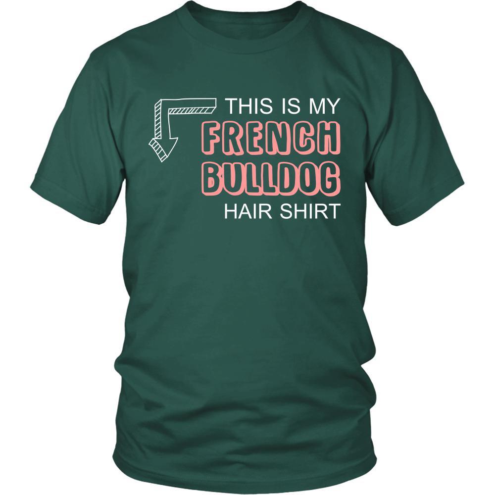 French bulldog Shirt - This is my French bulldog hair shirt - Dog Lover Gift-T-shirt-Teelime | shirts-hoodies-mugs