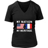 French Shirt - My Nation - My Heritage - France Roots Gift-T-shirt-Teelime | shirts-hoodies-mugs