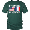 French Shirt - My Nation - My Heritage - France Roots Gift-T-shirt-Teelime | shirts-hoodies-mugs