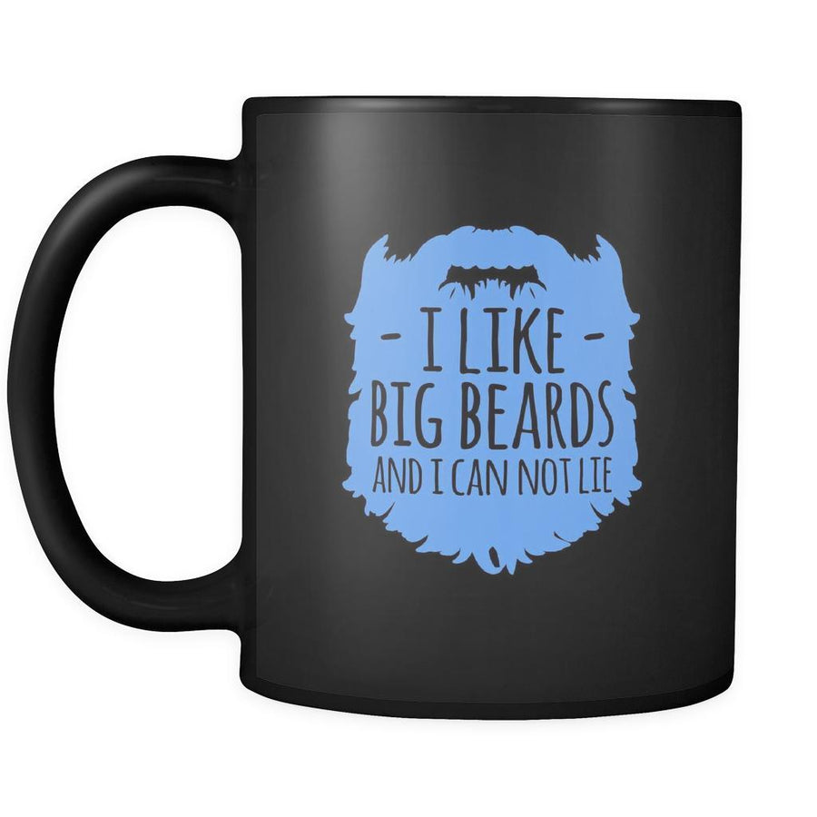 Funny Beard Mugs - I like big beards and I cannot lie-Drinkware-Teelime | shirts-hoodies-mugs