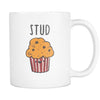 Funny Coffee Mugs - Stud Muffin-Drinkware-Teelime | shirts-hoodies-mugs