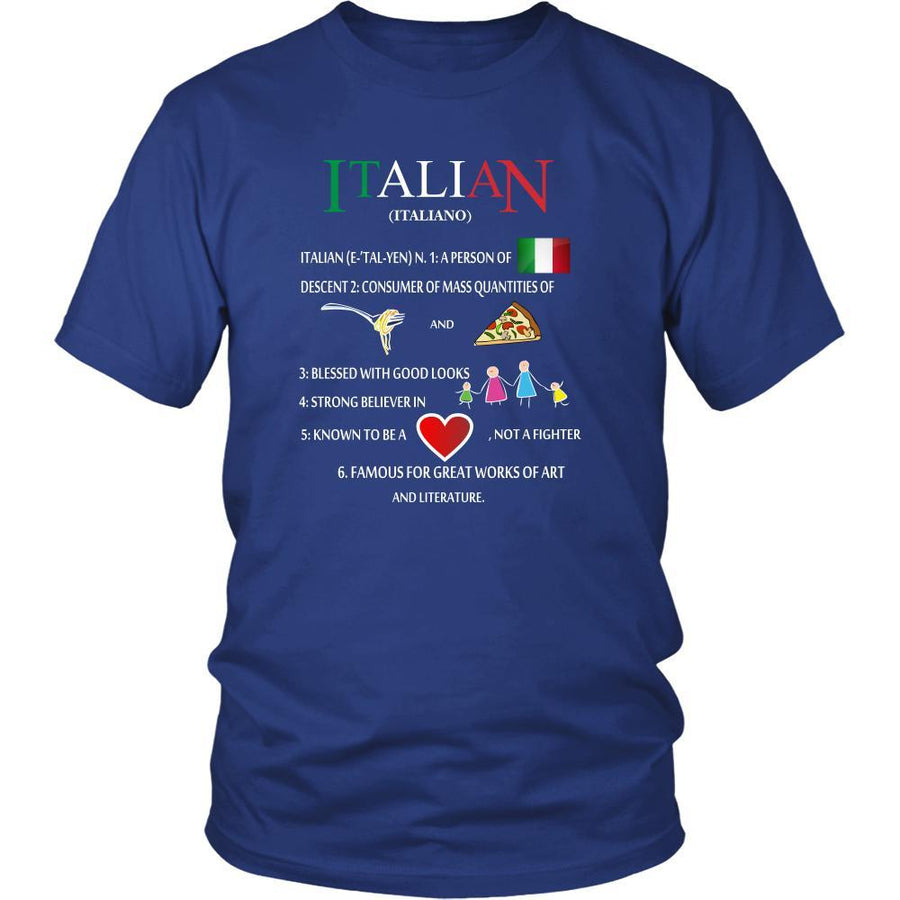 Funny Italian t-shirt - What is Italian ? - custom made cool t-shirt-T-shirt-Teelime | shirts-hoodies-mugs