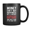 Funny mug Money can't buy happiness but it can buy guitars and that's kind of the same thing Mug 11oz Black-Drinkware-Teelime | shirts-hoodies-mugs