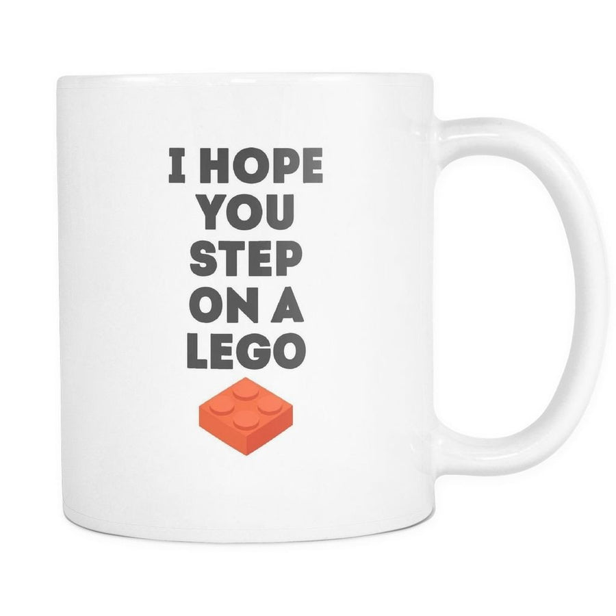 Funny Mugs - I hope you step on a lego mug-Drinkware-Teelime | shirts-hoodies-mugs