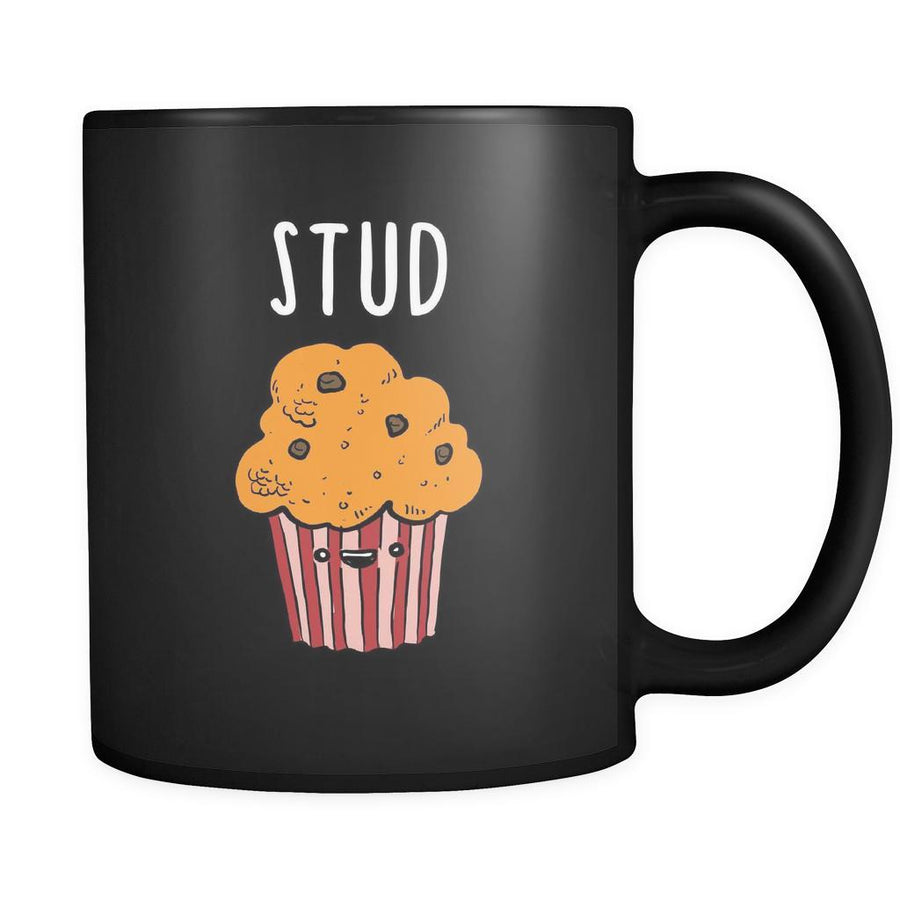 Funny Stud muffing 11oz Black Mug-Drinkware-Teelime | shirts-hoodies-mugs