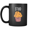 Funny Stud muffing 11oz Black Mug-Drinkware-Teelime | shirts-hoodies-mugs