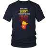 Funny T Shirt - Cute guys? Sorry I thought you said french fries-T-shirt-Teelime | shirts-hoodies-mugs