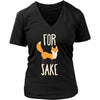 Funny T Shirt - For Fox Sake-T-shirt-Teelime | shirts-hoodies-mugs