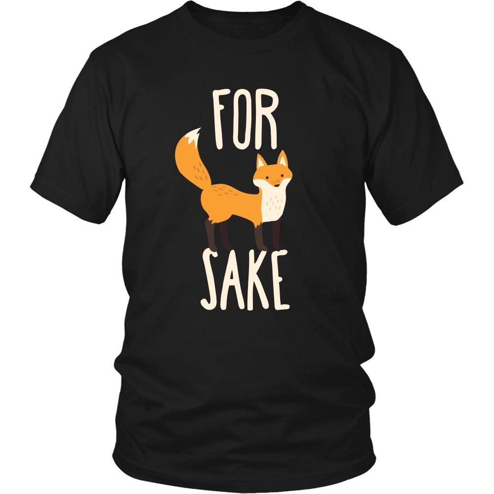 Funny T Shirt - For Fox Sake-T-shirt-Teelime | shirts-hoodies-mugs