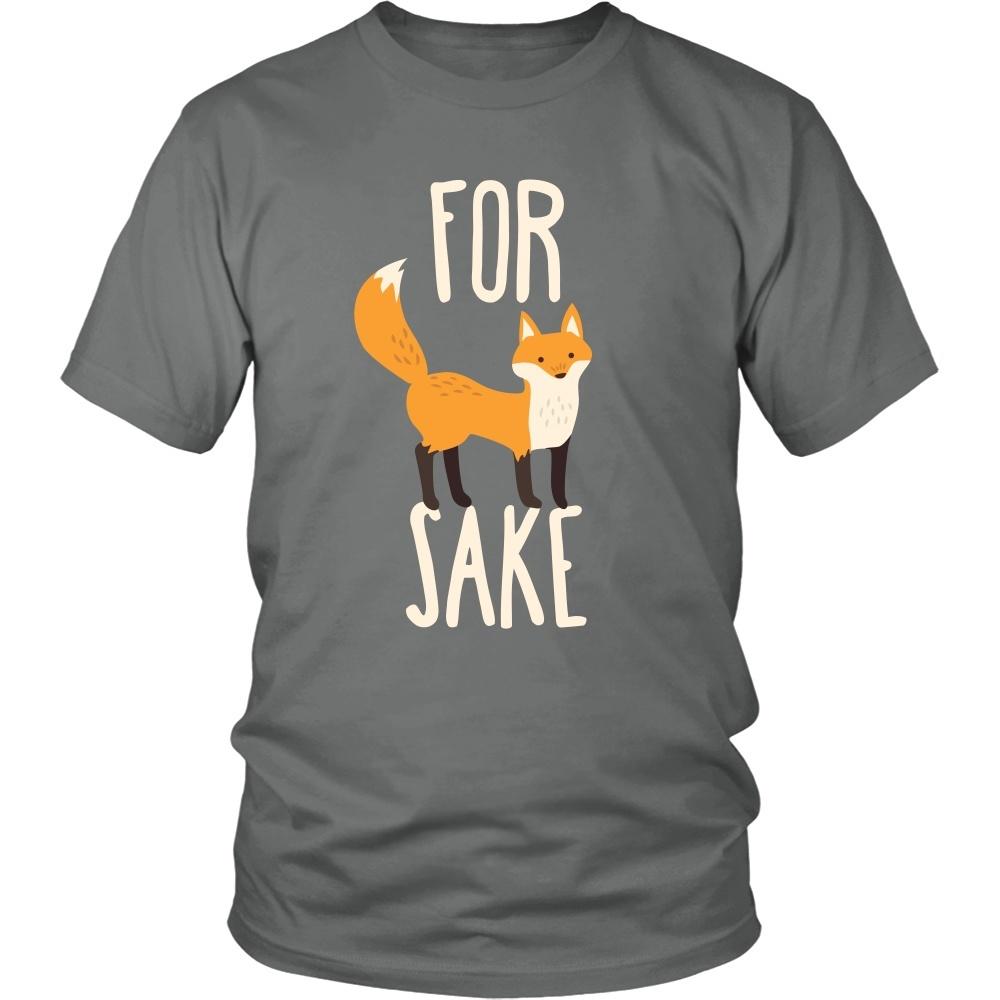 Funny T Shirt - For Fox Sake-T-shirt-Teelime | shirts-hoodies-mugs