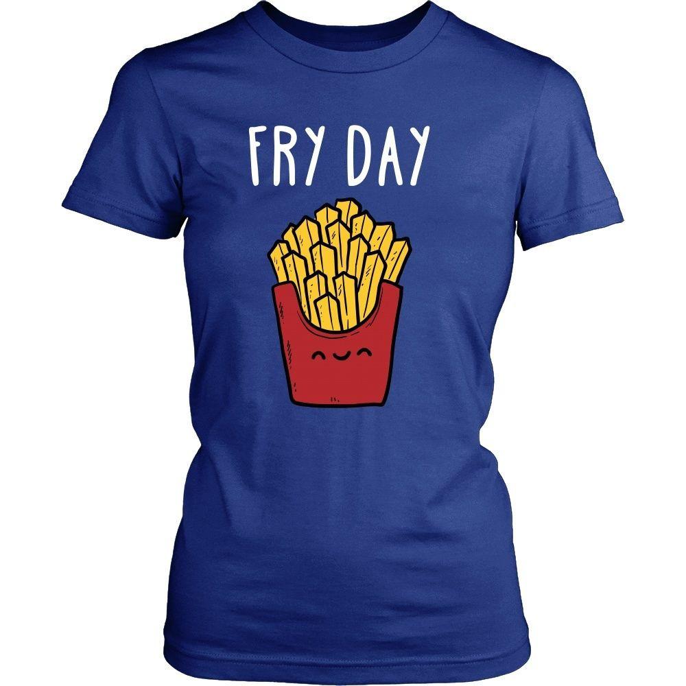 Funny T Shirt - Fry Day-T-shirt-Teelime | shirts-hoodies-mugs