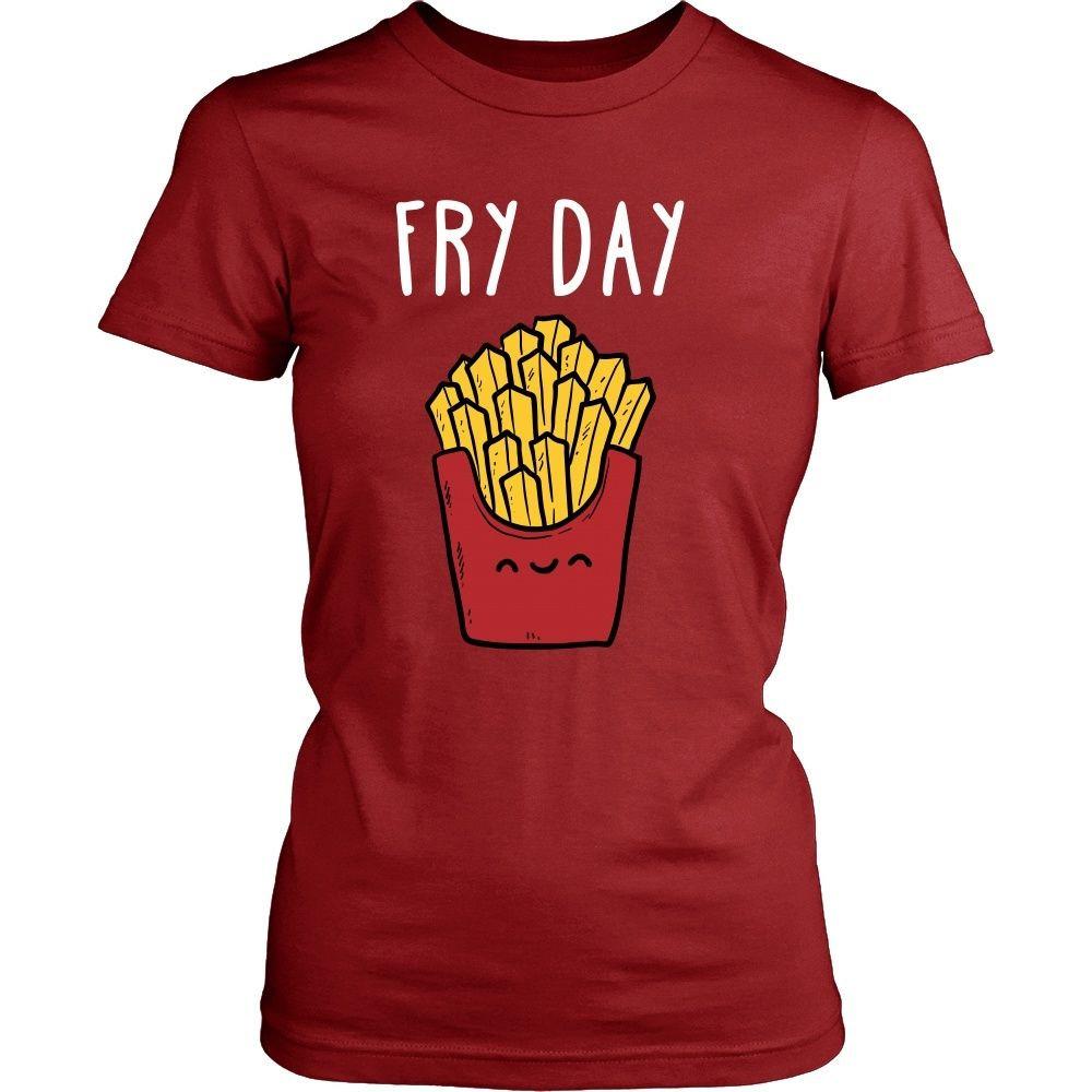 Funny T Shirt - Fry Day-T-shirt-Teelime | shirts-hoodies-mugs