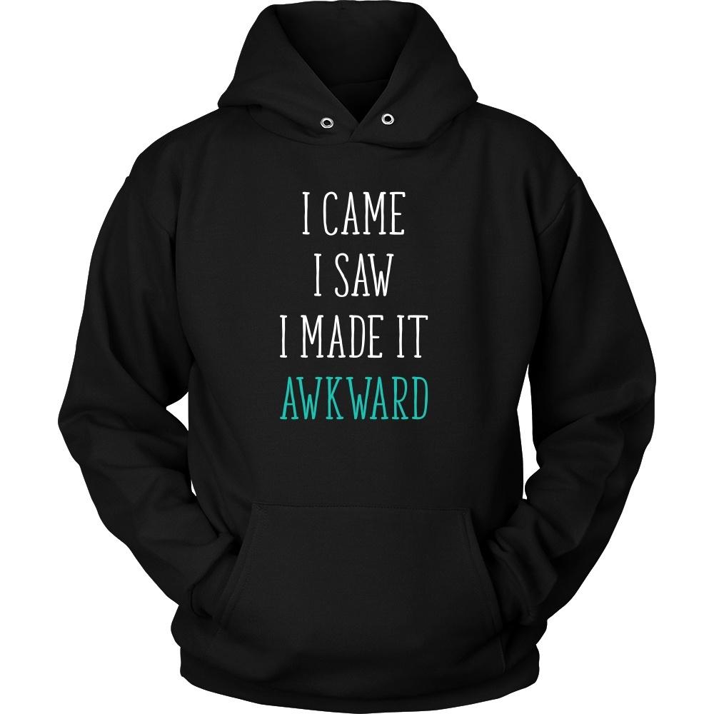 Funny T Shirt - I came I saw I made it awkward-T-shirt-Teelime | shirts-hoodies-mugs