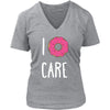 Funny T Shirt- I Donut Care-T-shirt-Teelime | shirts-hoodies-mugs