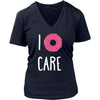 Funny T Shirt- I Donut Care-T-shirt-Teelime | shirts-hoodies-mugs
