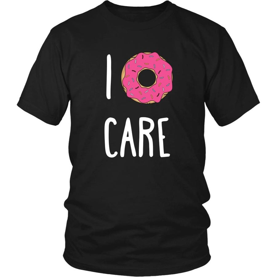 Funny T Shirt- I Donut Care-T-shirt-Teelime | shirts-hoodies-mugs