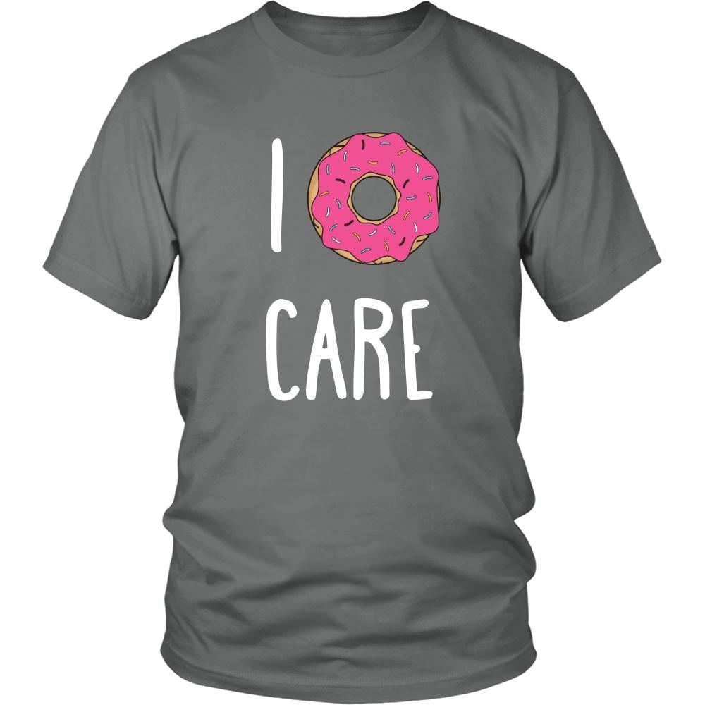 Funny T Shirt- I Donut Care-T-shirt-Teelime | shirts-hoodies-mugs