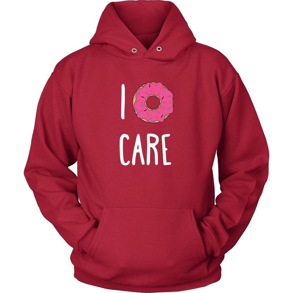 Funny T Shirt- I Donut Care-T-shirt-Teelime | shirts-hoodies-mugs