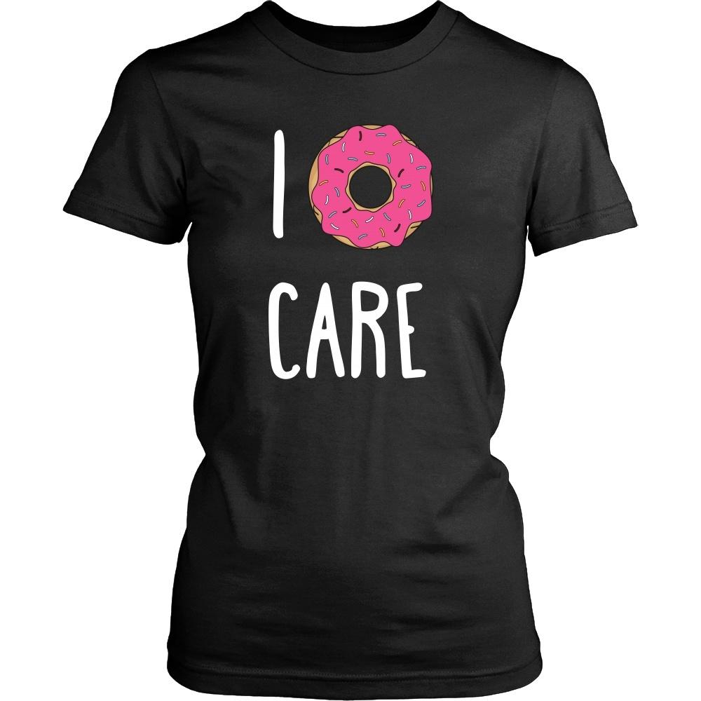 Funny T Shirt- I Donut Care-T-shirt-Teelime | shirts-hoodies-mugs