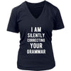 Funny T Shirt - I'm Silently Correcting your Grammar-T-shirt-Teelime | shirts-hoodies-mugs