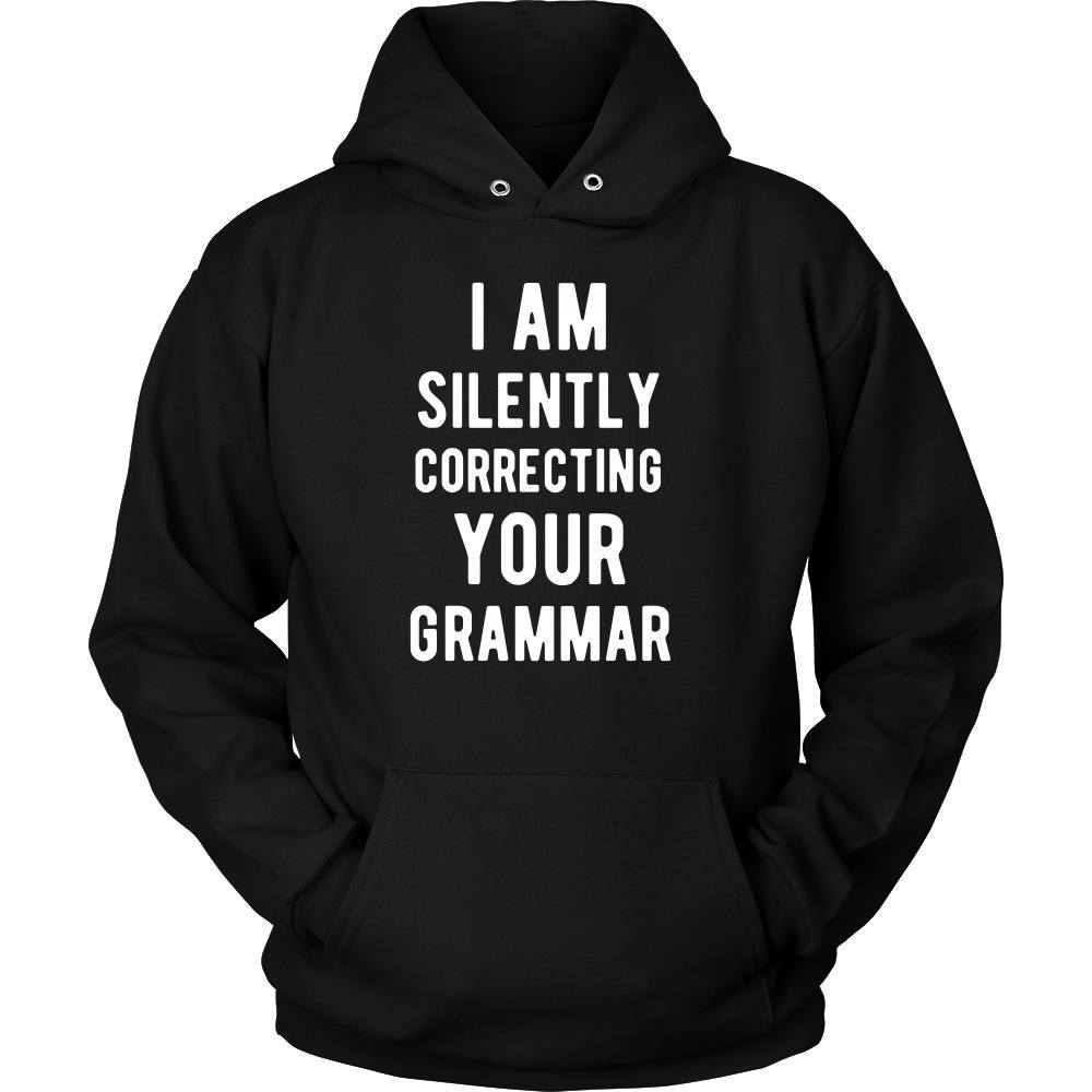 Funny T Shirt - I'm Silently Correcting your Grammar-T-shirt-Teelime | shirts-hoodies-mugs