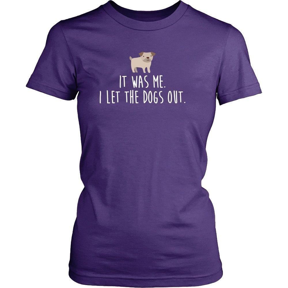 Funny T Shirt - It was me. I let the dogs out-T-shirt-Teelime | shirts-hoodies-mugs