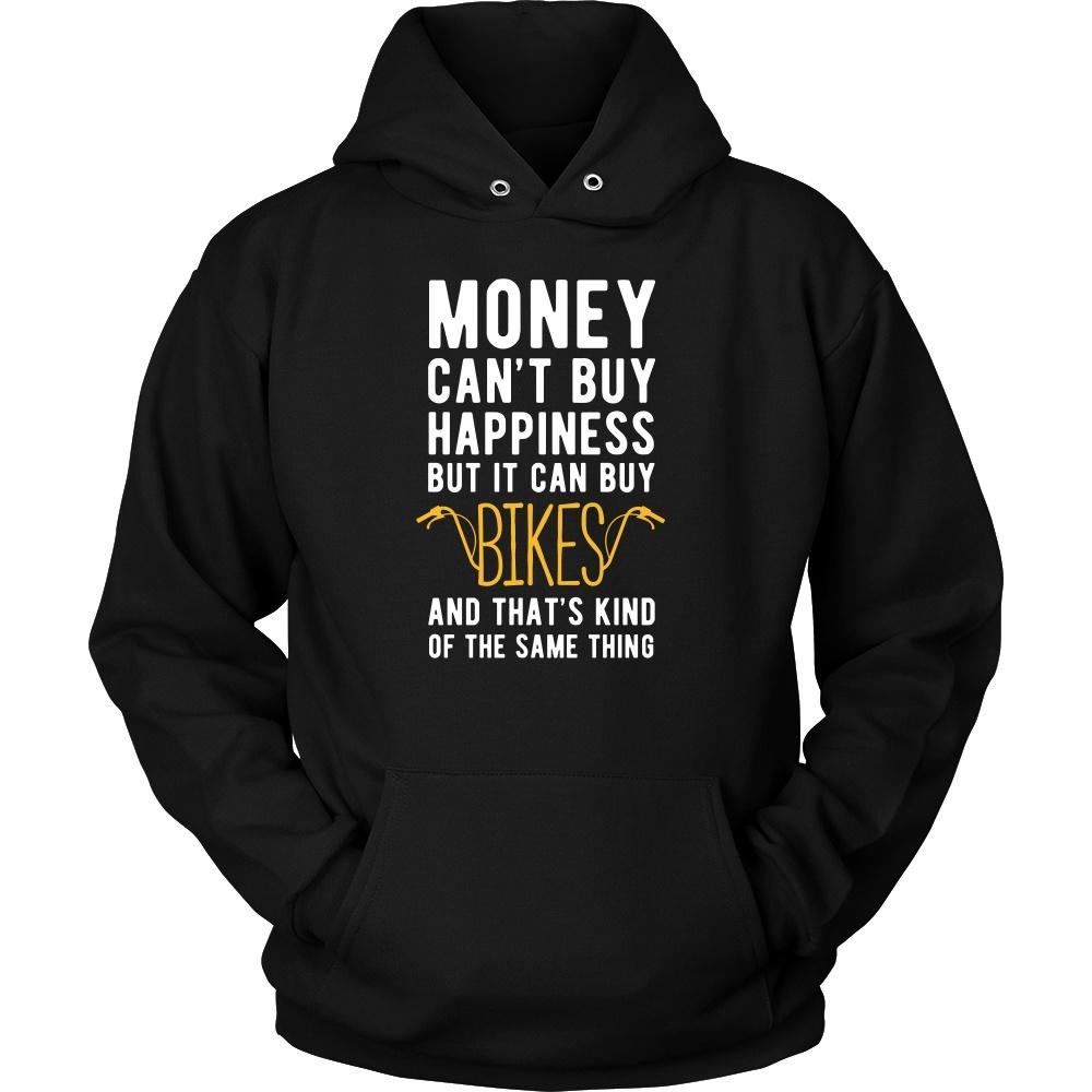 Funny T Shirt - Money can't buy happiness but it can buy bikes and that's kind of the same thing T Shirt-T-shirt-Teelime | shirts-hoodies-mugs