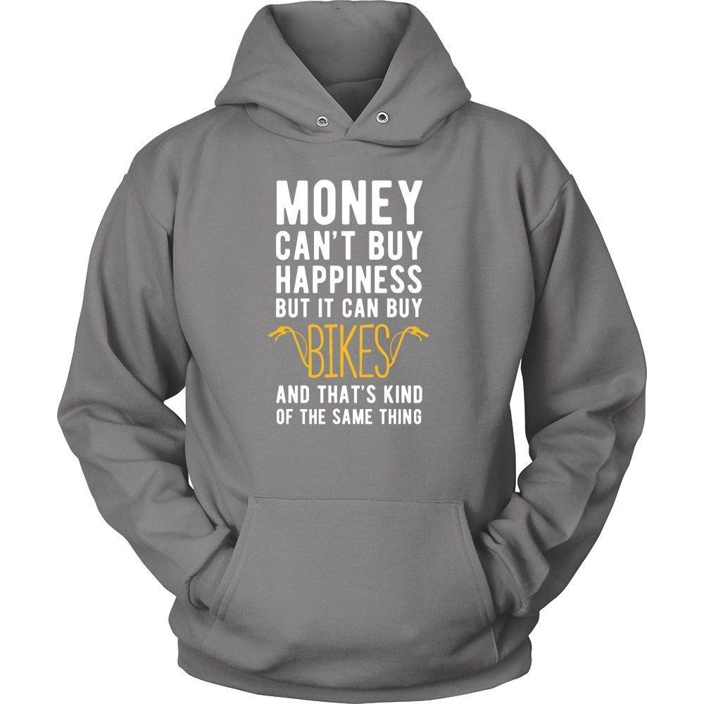 Funny T Shirt - Money can't buy happiness but it can buy bikes and that's kind of the same thing T Shirt-T-shirt-Teelime | shirts-hoodies-mugs
