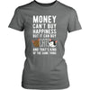 Funny T Shirt - Money can't buy happiness but it can buy cats and that's kind of the same thing T Shirt-T-shirt-Teelime | shirts-hoodies-mugs
