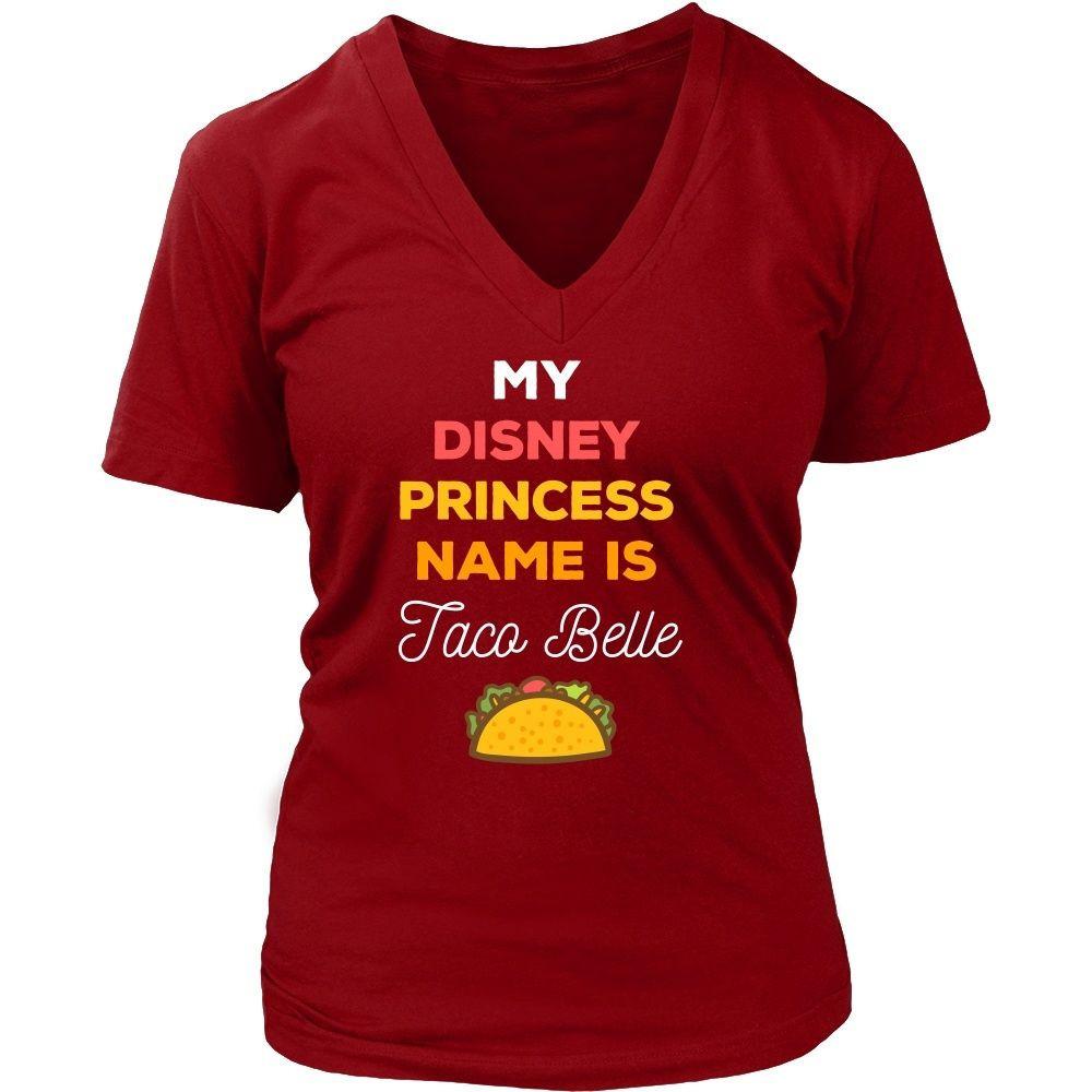 Funny T Shirt - My disney princess name is Taco Belle-T-shirt-Teelime | shirts-hoodies-mugs
