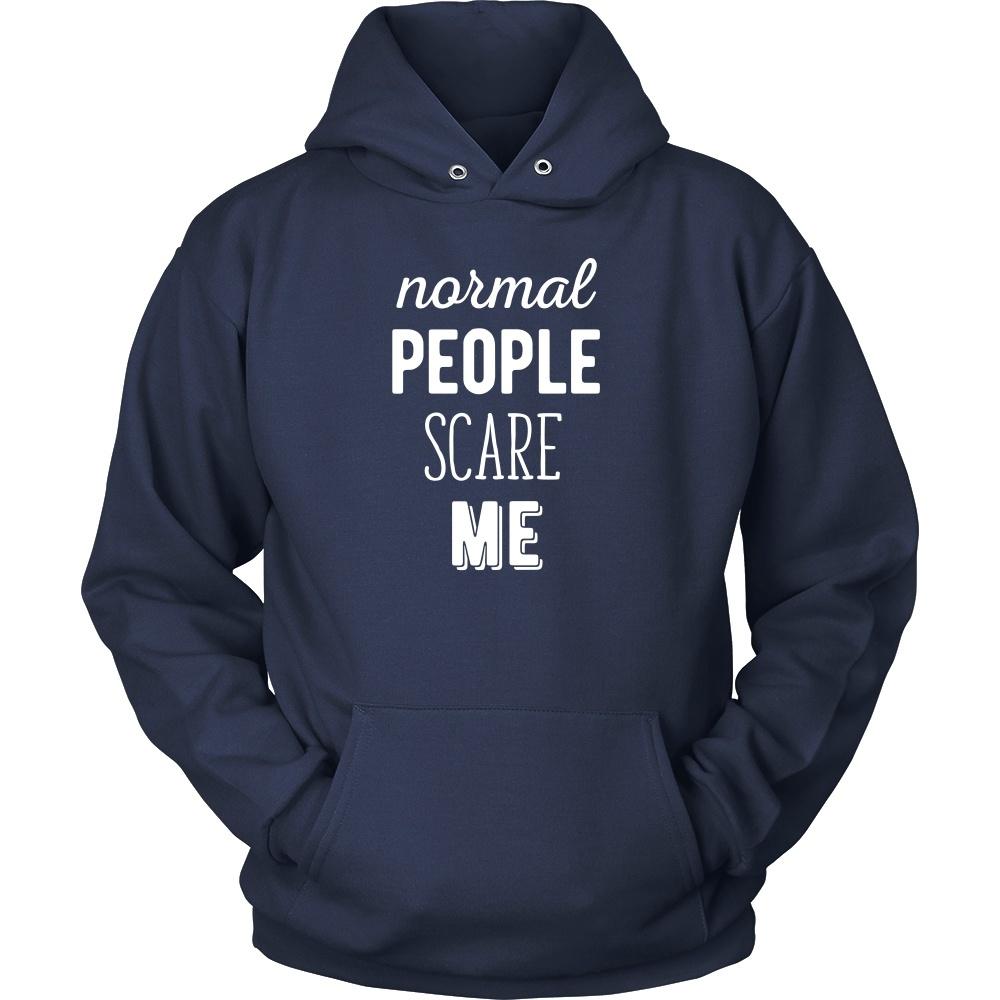 Funny T Shirt - Normal people scare me-T-shirt-Teelime | shirts-hoodies-mugs