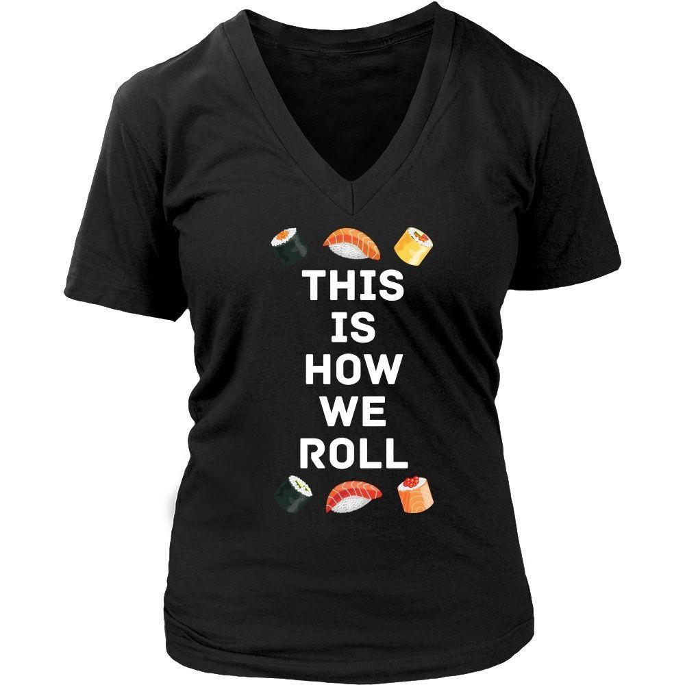Funny T Shirt - Sushi Roll-T-shirt-Teelime | shirts-hoodies-mugs