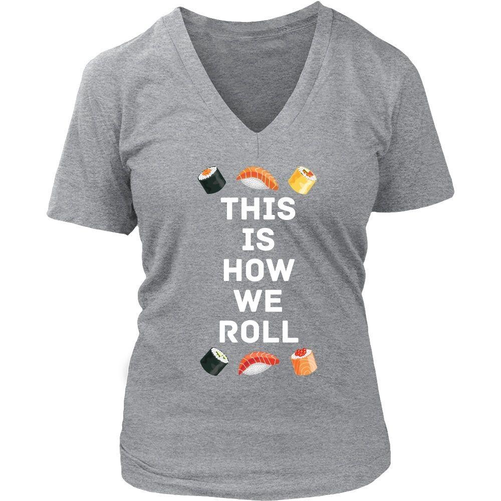Funny T Shirt - Sushi Roll-T-shirt-Teelime | shirts-hoodies-mugs