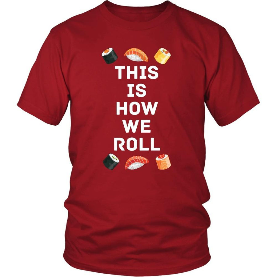 Funny T Shirt - Sushi Roll-T-shirt-Teelime | shirts-hoodies-mugs
