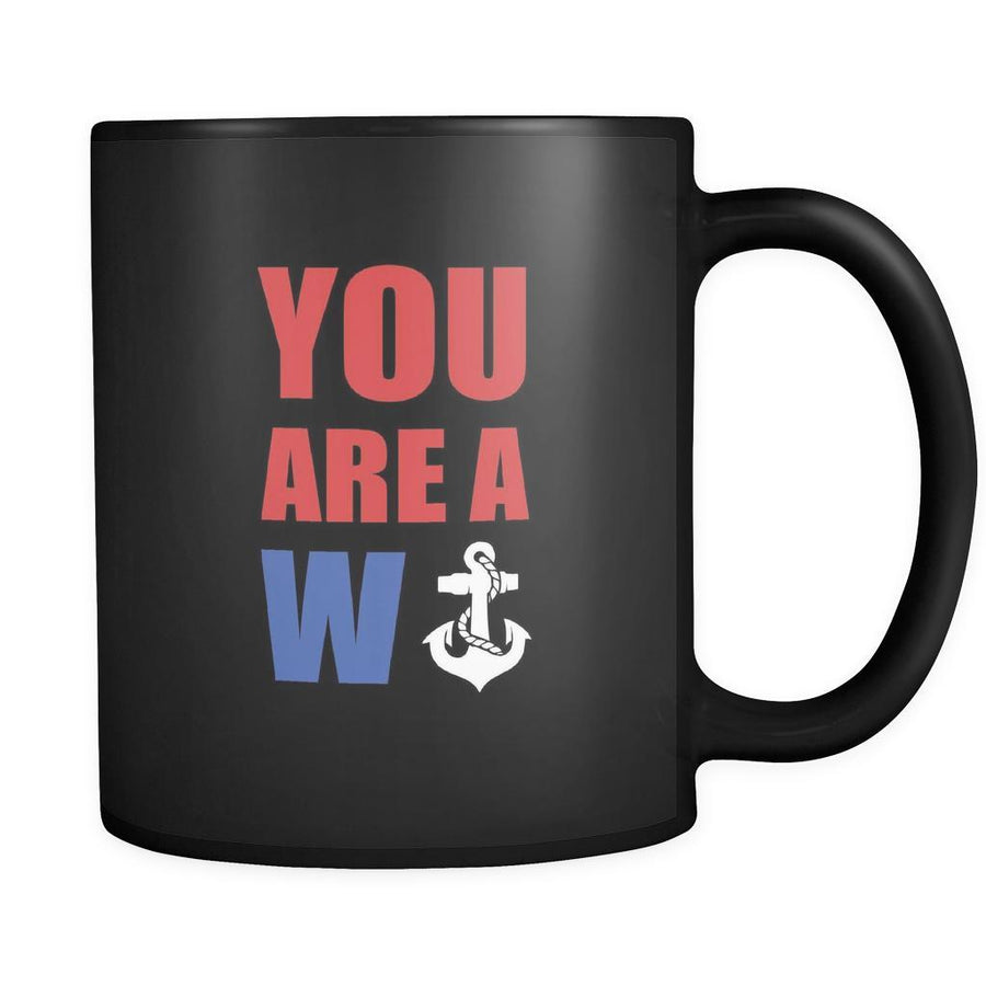 Funny You are a wanchor 11oz Black Mug-Drinkware-Teelime | shirts-hoodies-mugs