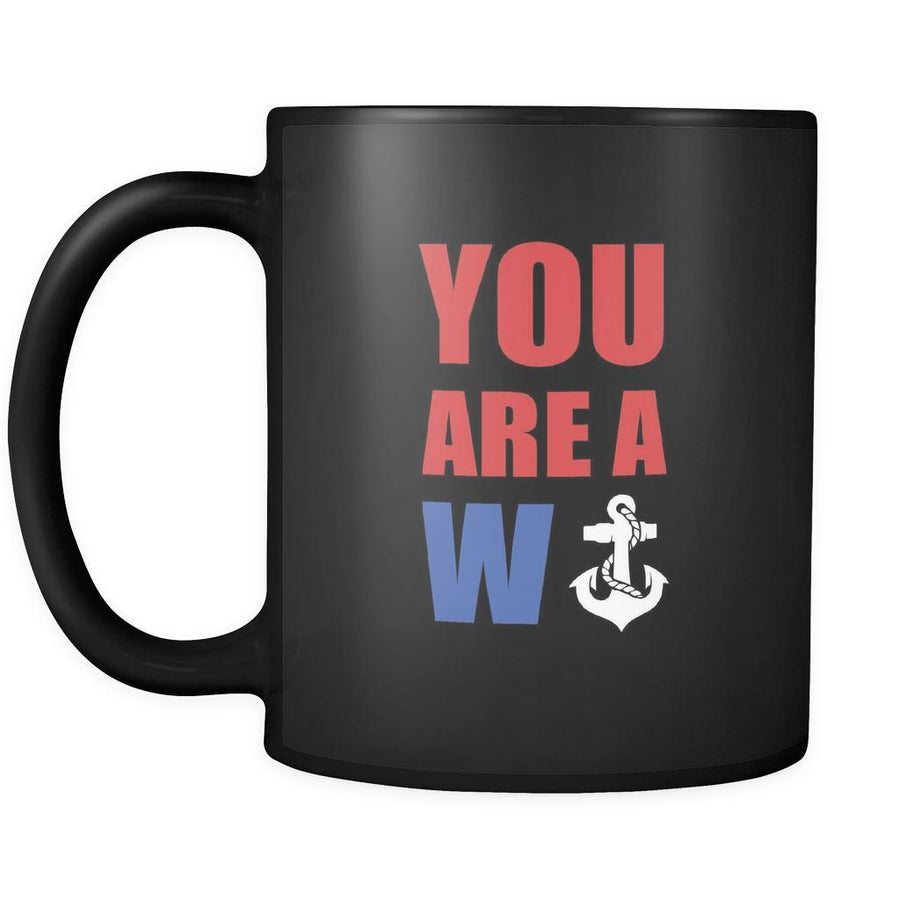 Funny You are a wanchor 11oz Black Mug-Drinkware-Teelime | shirts-hoodies-mugs