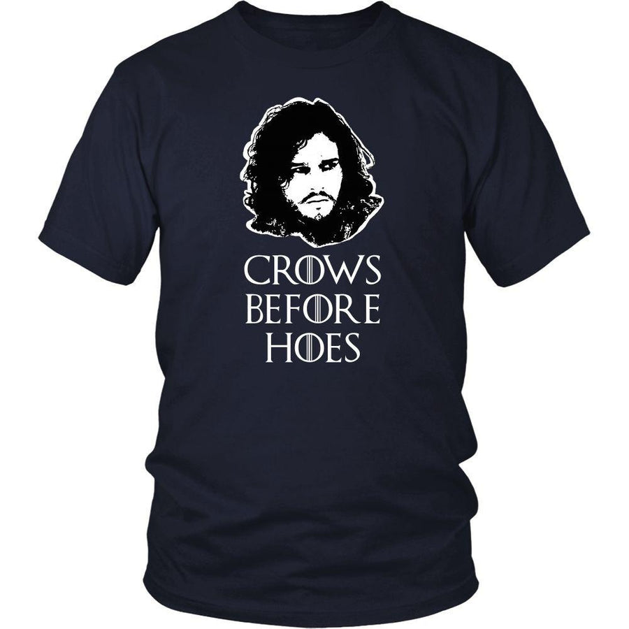 Game of Thrones T Shirt - Crows Before Hoes - TV & Movies-T-shirt-Teelime | shirts-hoodies-mugs