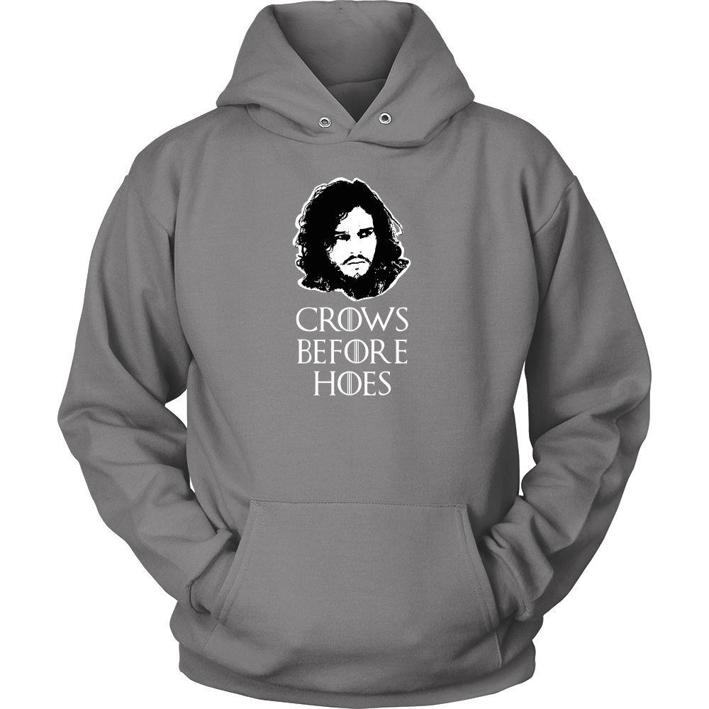 Game of Thrones T Shirt - Crows Before Hoes - TV & Movies-T-shirt-Teelime | shirts-hoodies-mugs