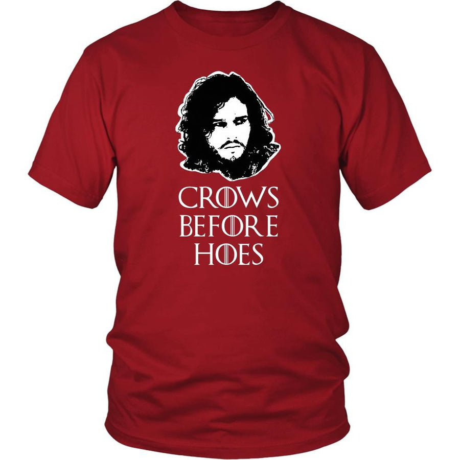 Game of Thrones T Shirt - Crows Before Hoes - TV & Movies-T-shirt-Teelime | shirts-hoodies-mugs