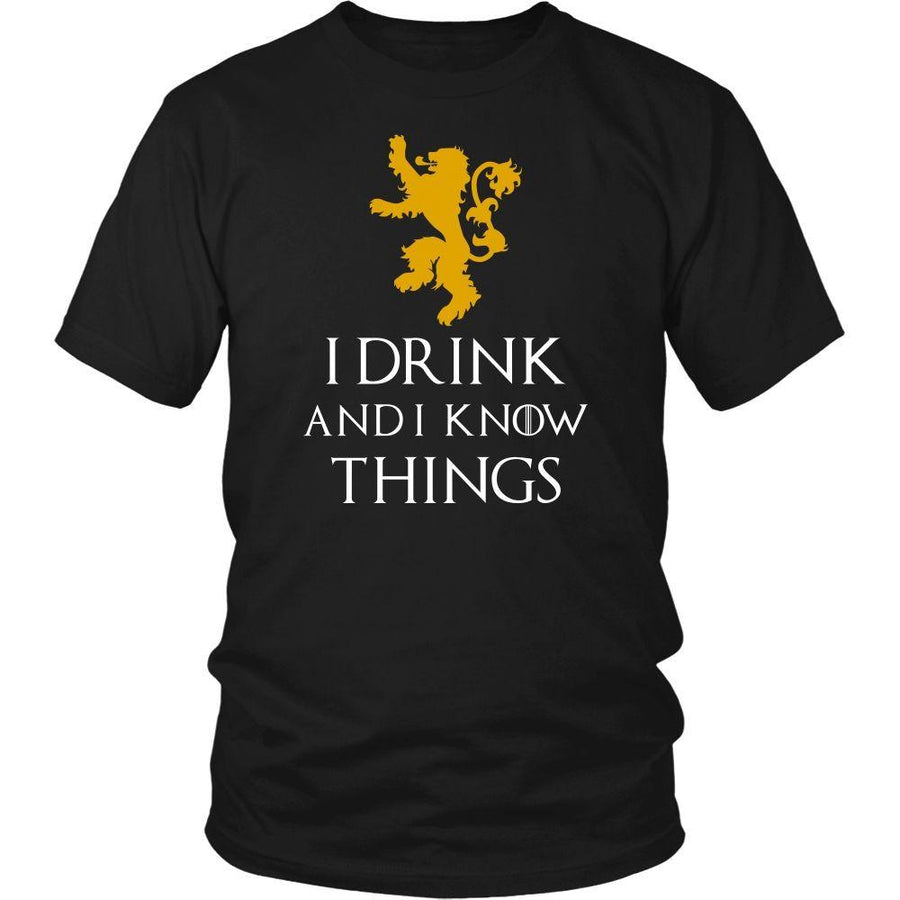 Game of Thrones T Shirt - I Drink And I Know Things - TV & Movies-T-shirt-Teelime | shirts-hoodies-mugs