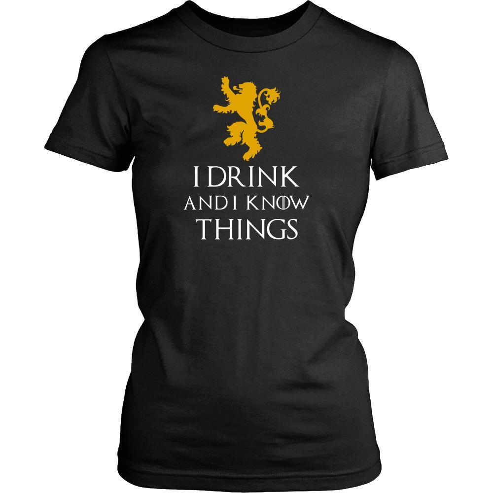 Game of Thrones T Shirt - I Drink And I Know Things - TV & Movies-T-shirt-Teelime | shirts-hoodies-mugs