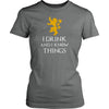Game of Thrones T Shirt - I Drink And I Know Things - TV & Movies-T-shirt-Teelime | shirts-hoodies-mugs