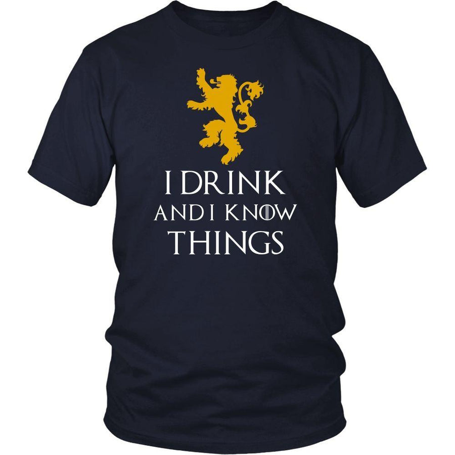 Game of Thrones T Shirt - I Drink And I Know Things - TV & Movies-T-shirt-Teelime | shirts-hoodies-mugs