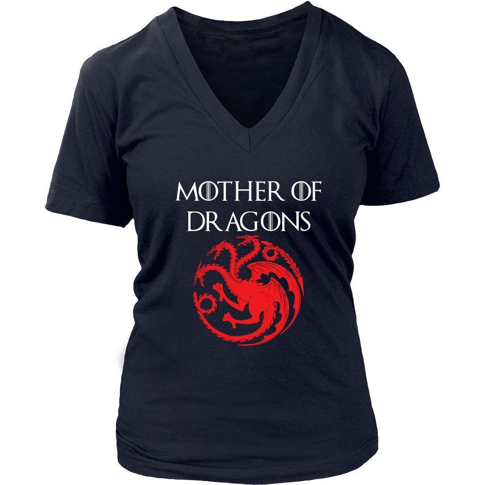 Game of Thrones T Shirt - Mother of Dragons - TV & Movies-T-shirt-Teelime | shirts-hoodies-mugs
